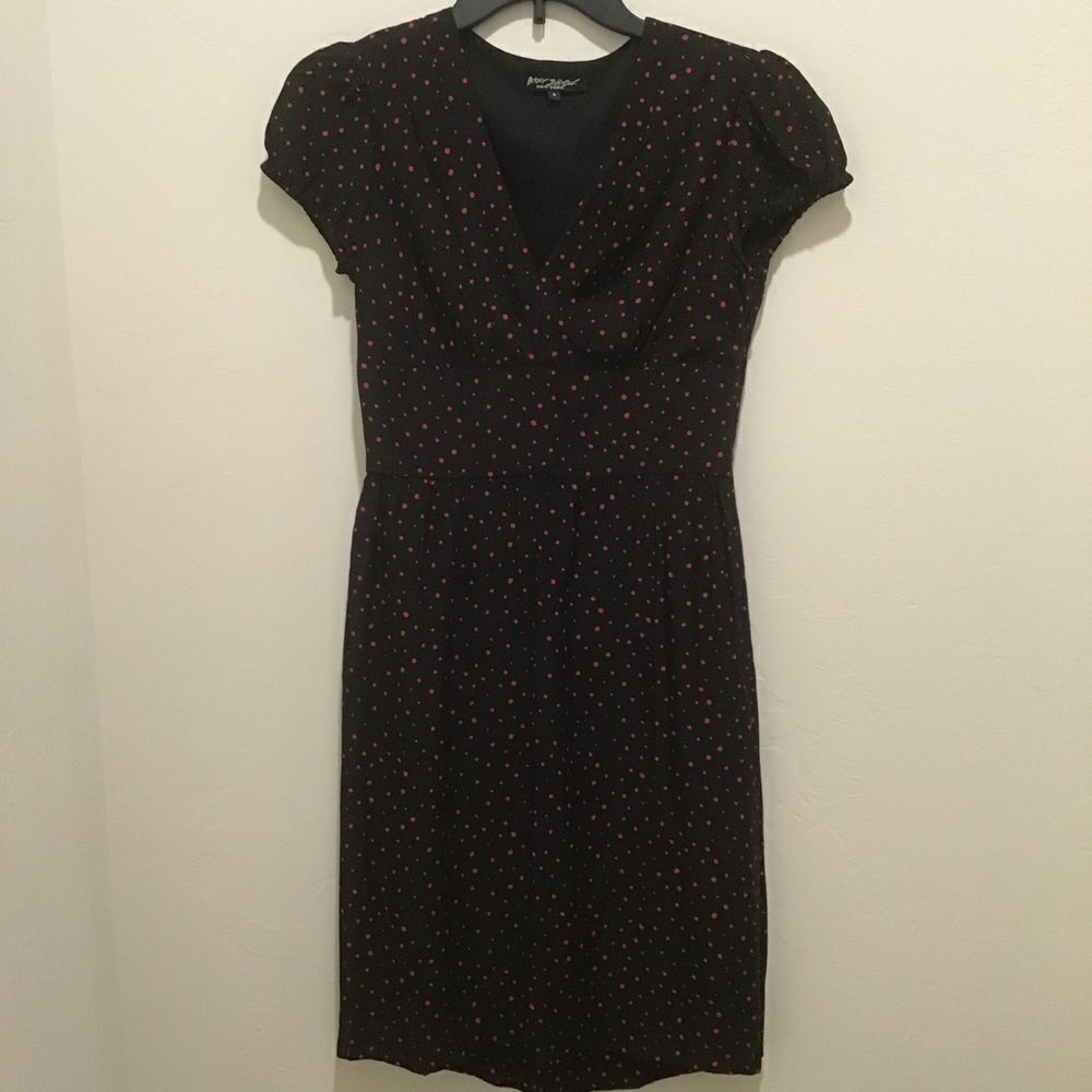 Betsey Johnson New York polka dot dress, size 4